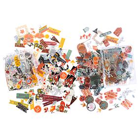 Kingston Crafts Falloween Vellum and Acetate Die-Cuts - Set of 3000