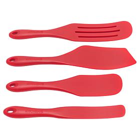 Kitchen HQ Set of 4 Silicone Coated Nylon Spurtles