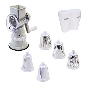 Kitchen HQ Speed Grater & Slicer with Suction Base & Drum Holder