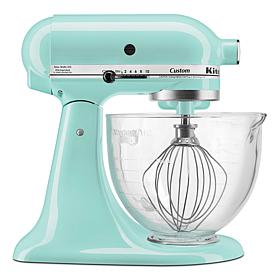 KitchenAid 5-Quart Stand Mixer with Glass Bowl and Flex Edge Beater