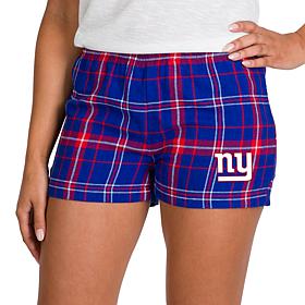 Ladies 100% Cotton Flannel Lounge Shorts with Heat Transfer