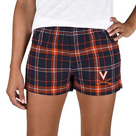 Ladies 100% Cotton Flannel Lounge Shorts with Heat Transfer