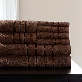 Lavish Home 100% Cotton Plush 8-piece Bath Towel Set