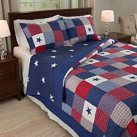 Lavish Home 2-piece Caroline  Quilt Set - Twin