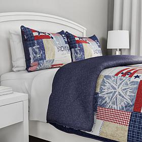 Lavish Home 3pc Americana Quilt Set - Full/Queen