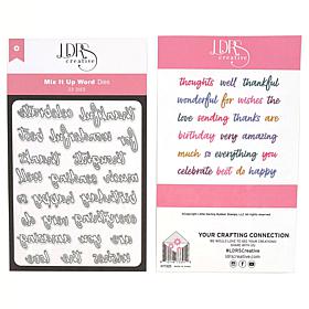 LDRS CREATIVE Mix-It-Up Inspirational Word Dies - Set of 22
