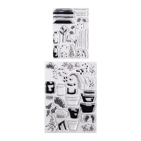 LDRS Creative Watercolor Effects Floral Stamp Set