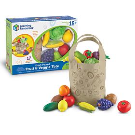 Learning Resources New Sprouts Fresh Picked Fruit and Veggie Tote
