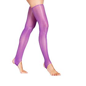 LECHERY® Lustrous Silky Shiny Stirrup Thigh Highs