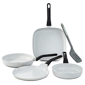 Leo Glints 5-piece Cookware Set with CeraGreen Coating