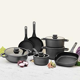 Leo Stone+ 11pc Cookware Set with Nonstick FernoGreen Coating