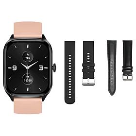 Letsfit E27 2" Bluetooth Smart Watch Black with Additional Bands