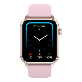 Letsfit E52 Rose Goldtone Bezel Smart Watch