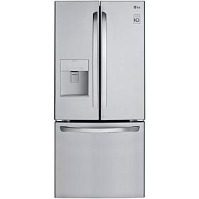 LG 22 Cu. Ft. 3-Door French Door Refrigerator - Stainless Steel