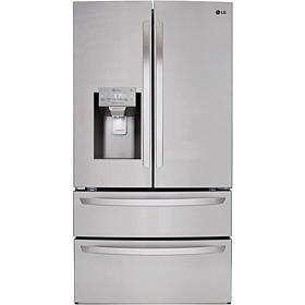 LG 28-cu. ft. 4-Door French Door Refrigerator in Stainless Steel