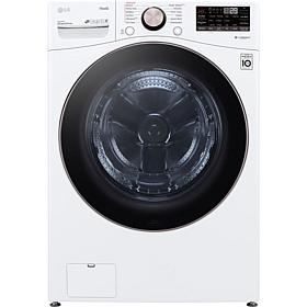 LG 4.5-Cu. Ft. Front Load Washer with Steam Technology - White