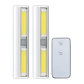 Lifeware LitezAll COB LED Wireless Light Bar 2-Pack