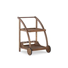 Linon Trent Indoor/Outdoor Wooden 2-Tier Trolley