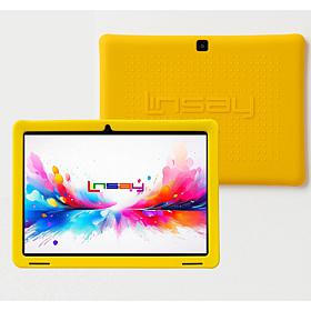 LINSAY 10.1" Octa Core 256GB Tablet with Kids Defender Case