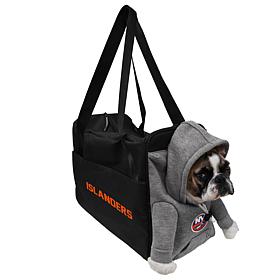 Little Earth NHL New York Islanders Furry Fan Pet Carrier