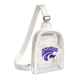 Littlearth NCAA Kansas State Wildcats 3D Logo Clear Mini Sling