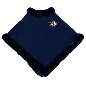 Littlearth NHL Nashville Predators Fur Trim Poncho