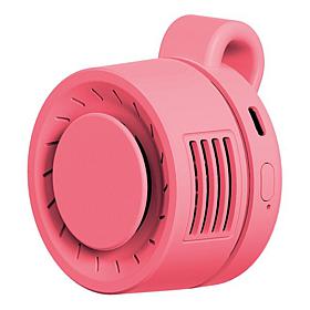 Living Glow 2pk Rechargeable Mini Clip Fans w/Charging Block 