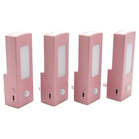 Living Glow 6-in-1 Color-Changing Light with USB Charger 4-pack