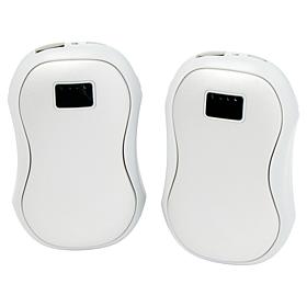Living Glow Hand Heater Power Bank Flashlight - 2-pack