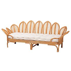 Loften Bohemian Rattan Daybed 89" W x 30.7" D x 34" H