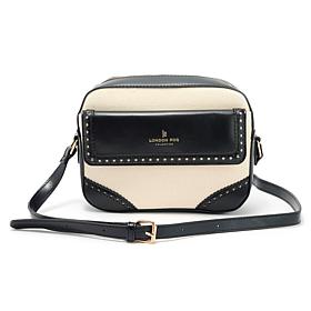 London Fog Canvas Everyday Lightweight Crossbody Bag 
