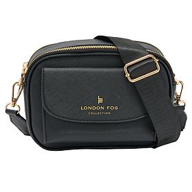 London Fog Jessie Saffiano Front-Flap Camera Bag