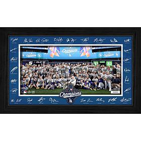 Los Angeles Dodgers 2025 World Series Champ Signature Frame