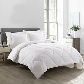 Lotus Home Bacteria Inhibiting Diamond Stitch Comforter Mini Set, Twin