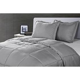 Lotus Home Bacteria Reducing Water/Stain Resistant Comforter Set F/Q