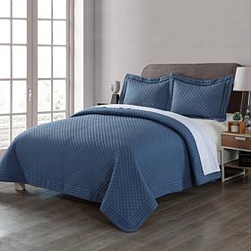 Lotus Home Stayclean Bacteria-Reducing Diamondesque Microfiber Quilt