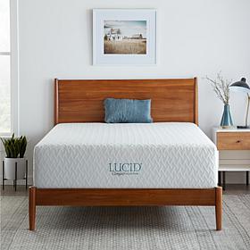 LUCID Comfort 14" Plush Ventilated Gel Memory Foam Mattress - Queen