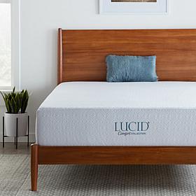 LUCID Comfort Collection 12" Plush Gel Memory Foam Mattress - King