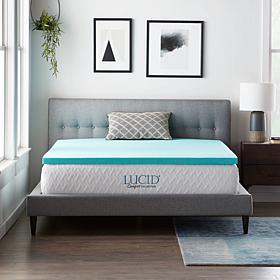 LUCID Comfort Collection 2" Gel Memory Foam Mattress Topper - Full