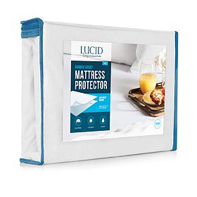 LUCID Comfort Collection Bamboo Jersey Mattress Protector - Full