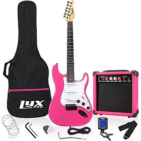 LyxPro 39" Electric Guitar Kit w/20W Amp & Electric Guitar Accessories