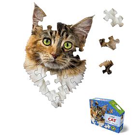 Madd Capp I Am Cat 24-Piece Animal Head-Shaped Puzzle