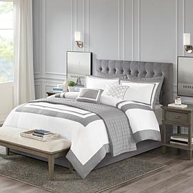Madison Park Heritage 8pc Comforter/Coverlet Collection - Full/Queen