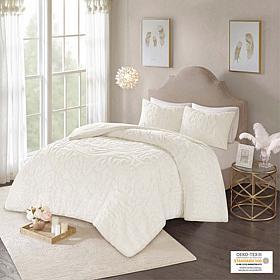 Madison Park Laetitia Tufted Cotton Chenille Medallion Comforter 3-...
