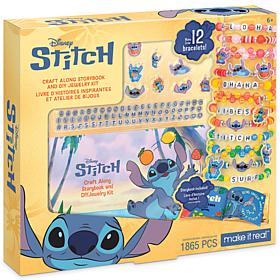 Make It Real Disney Stitch Craft Along Storybook and DIY Jewelry Kit