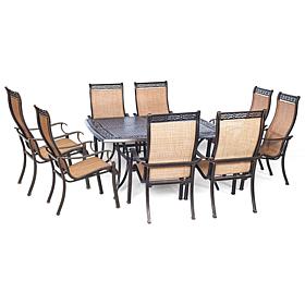 Manor 9-piece Outdoor Dining Set - Large Square Table
