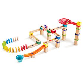 Marble Run DIY Wood Building 81 Piece Racetrack
