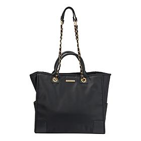 Marcy McKenna Luxe Resort Tote Bag with Removeable Chain Link Strap