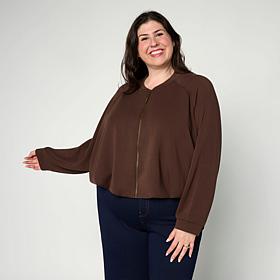 Mark & James by Badgley Mischka Bubble Double Knit Jacket