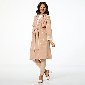 Mark & James by Badgley Mischka Nikki Embroidered Cotton Duster